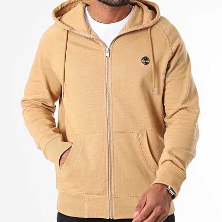 Timberland - Sweat Zippé Capuche A2BNB Camel