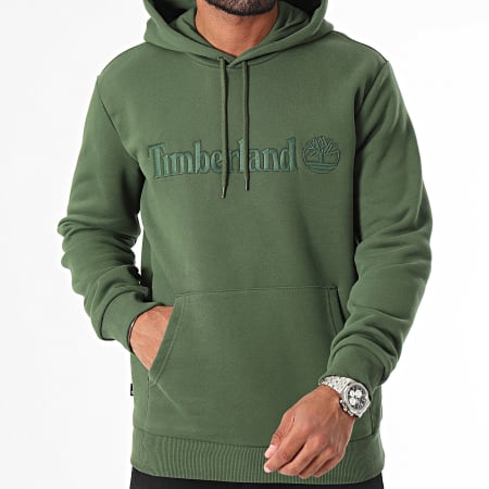 Timberland - Sudadera con capucha Hampthon A6VFJ Verde oscuro