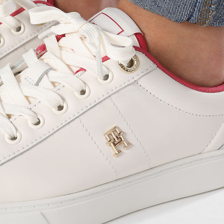 Tommy Hilfiger - Sneakers donna Elevated Essential Monogram 7999 Ancient White Heritage Pink