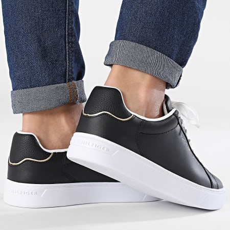 Tommy Hilfiger - Zapatillas Essential Court 8000 Negro Mujer