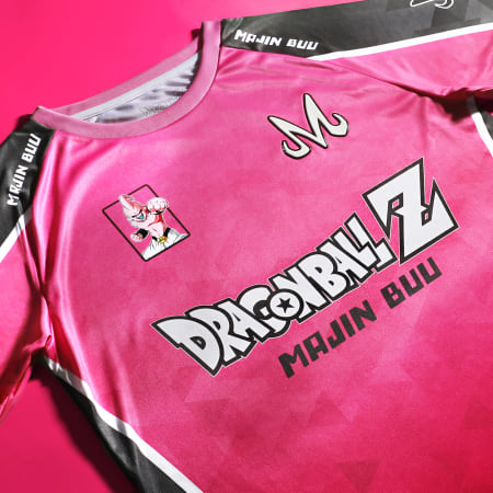 Dragon Ball Z - Maillot Collector Jersey Majin Buu Rose Noir