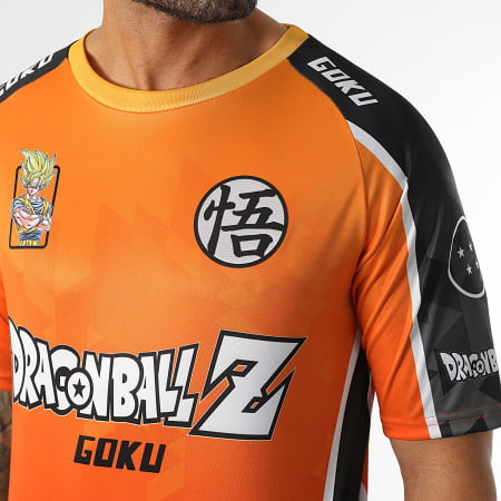 Dragon Ball Z - Maillot Collector Jersey Goku Orange Noir