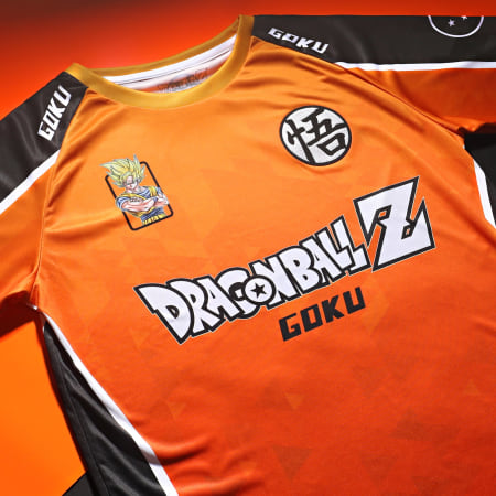 Dragon Ball Z Maglia da collezione di Goku Arancione Nero Ryses
