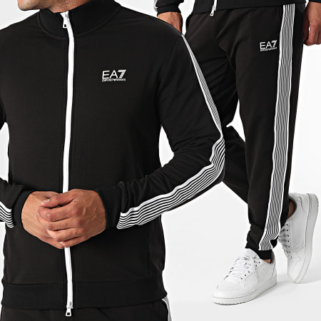 EA7 Emporio Armani - Trainingspak Met Strepen 6DPV56-PJLIZ Zwart