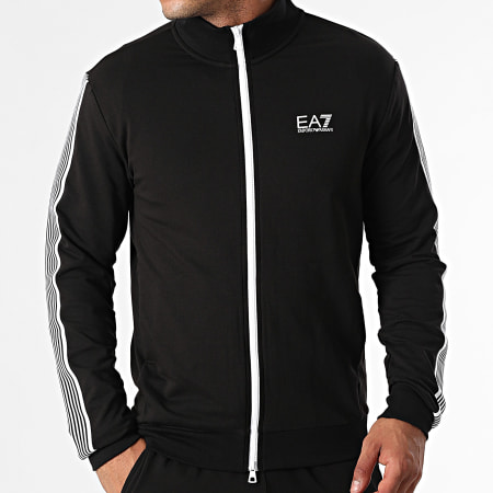 EA7 Emporio Armani - Trainingspak Met Strepen 6DPV56-PJLIZ Zwart