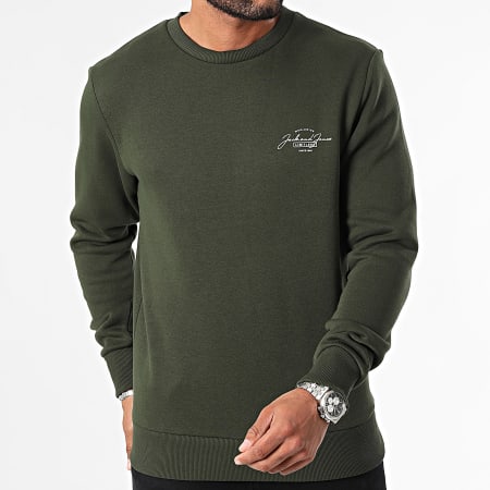 Jack And Jones - Ferris Sudadera cuello redondo Caqui Verde