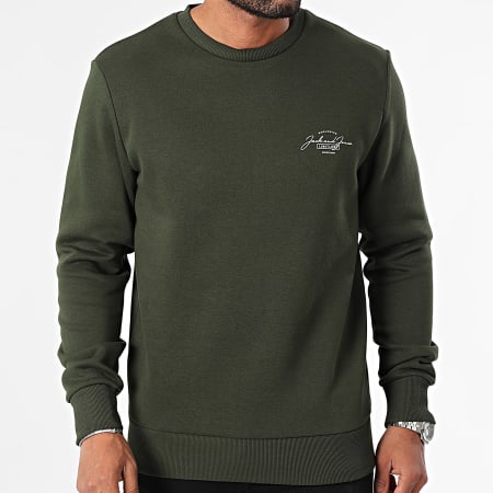 Jack And Jones - Ferris Sudadera cuello redondo Caqui Verde