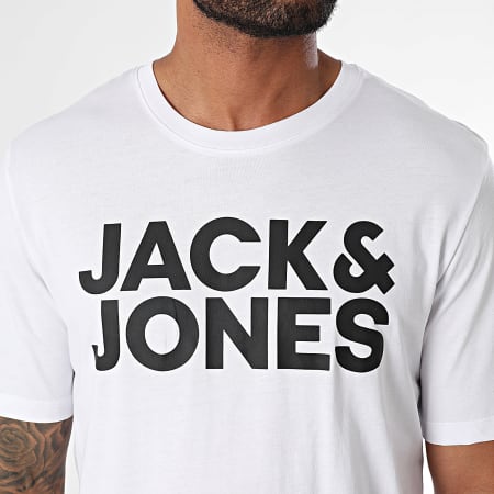 Jack And Jones - T-shirt Corp Logo Wit