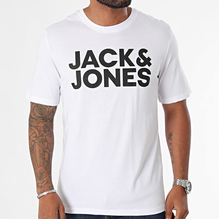 Jack And Jones - T-shirt Corp Logo Wit