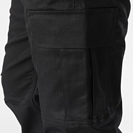 Jack And Jones - Kane Roupe Loose Fit Cargo Broek Zwart