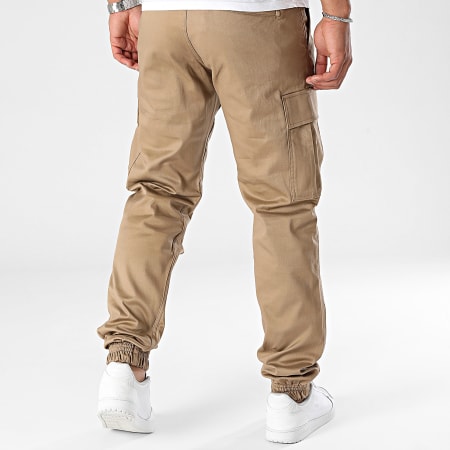 Jack And Jones - Kane Roupe Loose Fit Cargo Pants Beige Oscuro