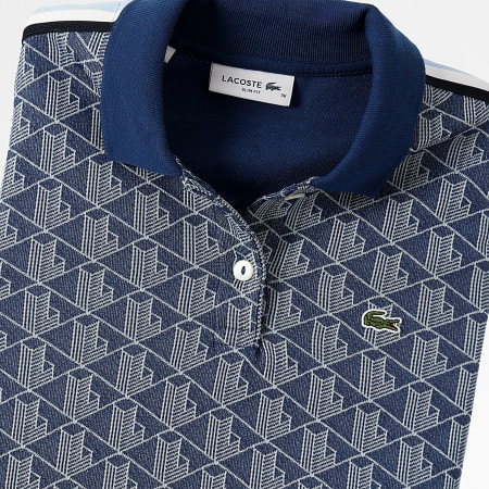 Robe polo lacoste bleu marine outlet