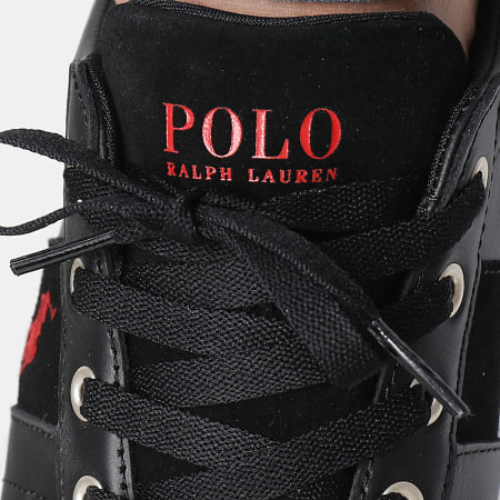 Polo Ralph Lauren - Zapatillas Hanford III Negro Rojo