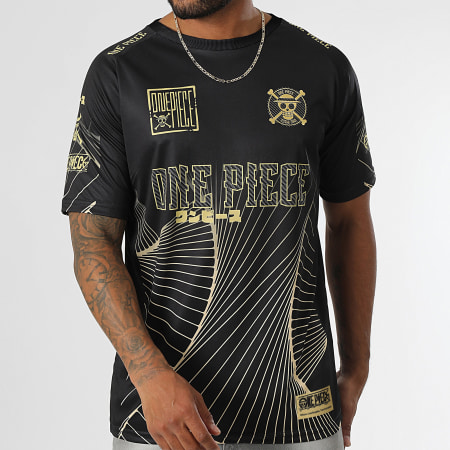One Piece - Maillot Collector Jersey One Piece Mugiwara Back Noir Doré