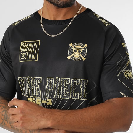 One Piece - Maillot Collector Jersey One Piece Mugiwara Back Noir Doré