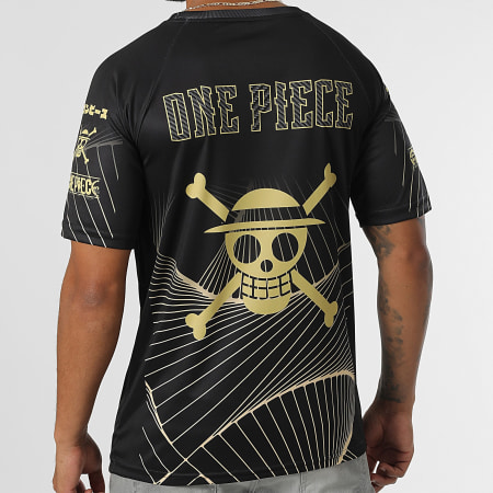 One Piece - Maillot Collector Jersey One Piece Mugiwara Back Noir Doré