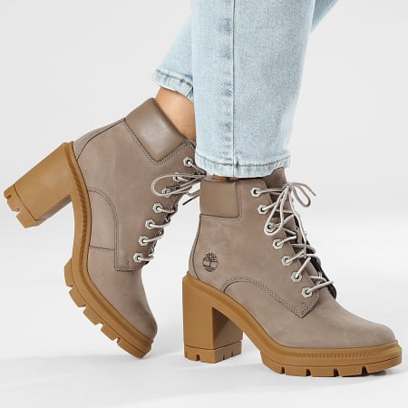 Timberland - Botas Mujer Allington Heights 6 Inch Lace Up A5Y6Z Taupe Nubuck