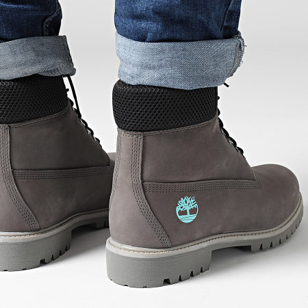 Timberland - Botas Premium 6 En Encaje Impermeable Medio A2P6W Gris Nubuck