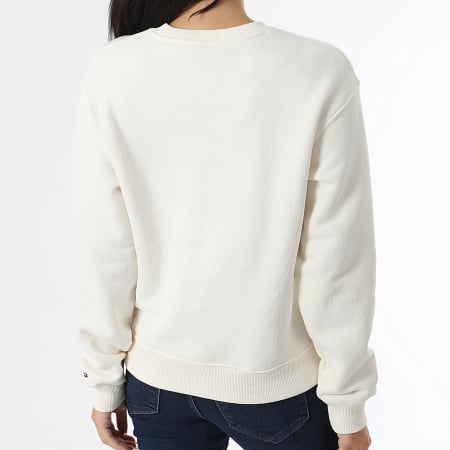 Tommy Hilfiger - Sweat Crewneck Femme Modern Script 3574 Beige Clair