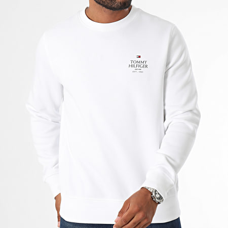 Tommy Hilfiger - Hilfiger Stack 5524 Crewneck Sweatshirt Wit