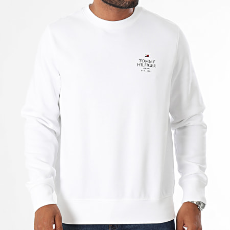 Tommy Hilfiger - Hilfiger Stack 5524 Crewneck Sweatshirt Wit