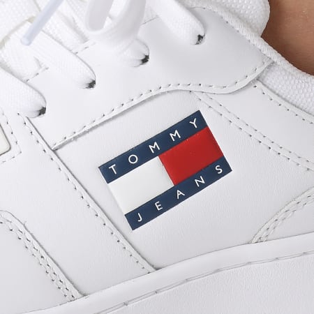 Tommy Jeans - Retro Basket Essential 2505 Wit Damesschoenen