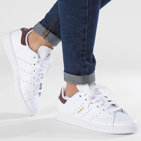 Adidas Originals - Baskets Femme Stan Smith W IF6994 Footwear White Gold Metallic Shadow Fig