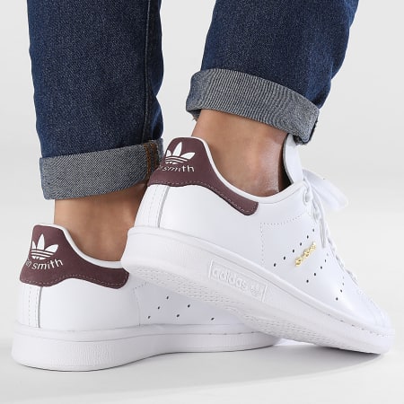 Adidas Originals - Baskets Femme Stan Smith W IF6994 Footwear White Gold Metallic Shadow Fig