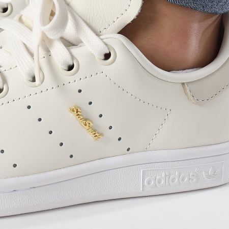 Adidas Originals - Stan Smith W Scarpe da ginnastica da donna IF6996 Off White Gold Metallic Footwear White