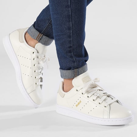 Adidas Originals - Baskets Femme Stan Smith W IF6996 Off White Gold Metallic Footwear White