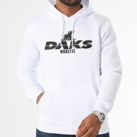 DAKS - Logo Hoodie Wit Zwart