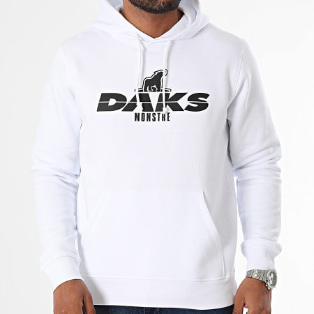 DAKS - Logo Hoodie Wit Zwart