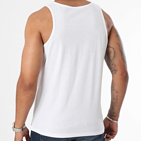 DAKS - Lichtblauw Wit Logo Tank Top