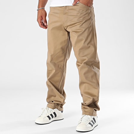 Jack And Jones - Alex Clean Baggy Fit Jeans Beige Oscuro