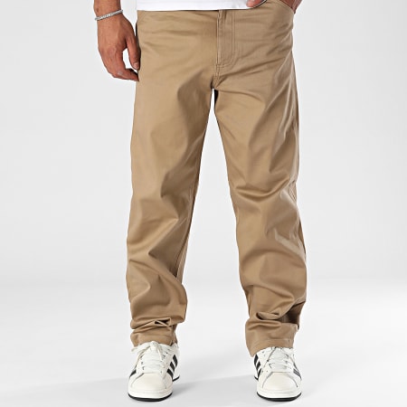 Jack And Jones - Alex Clean Baggy Fit Jeans Donker Beige