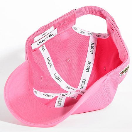 Casquette rose lacoste hotsell