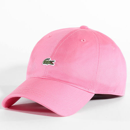 Casquette Center Logo Brode Crocodile Rose