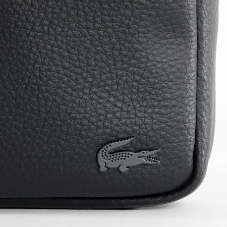 Lacoste - Sacoche Logo Crocodile Noir