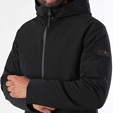 Peuterey - Parka negra con capucha Loge