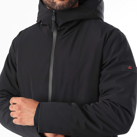 Peuterey - Parka negra con capucha Metide