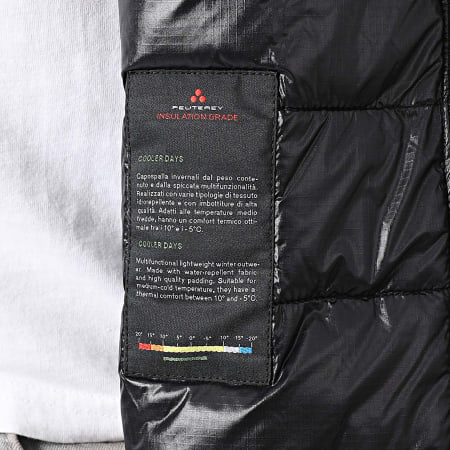 Peuterey - Parka negra con capucha Metide