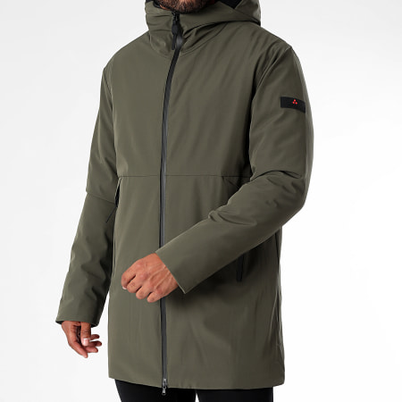 Peuterey - Parka con cappuccio verde cachi di Metide