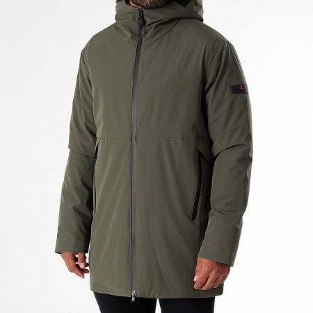 Peuterey - Parka con cappuccio verde cachi di Metide