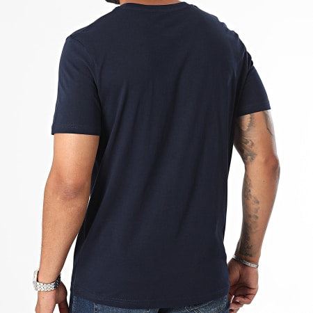 Secteur Ä - Navy Blauw Logo T-shirt