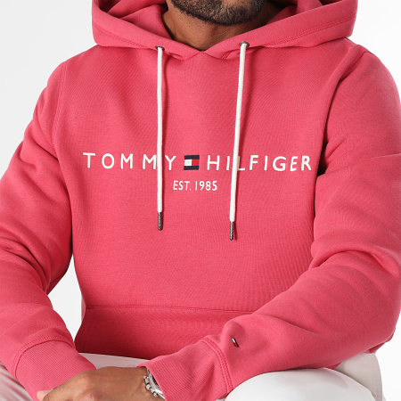 Tommy Hilfiger - Felpa con cappuccio Tommy Logo 1599 Rosa