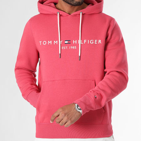 Tommy Hilfiger - Felpa con cappuccio Tommy Logo 1599 Rosa