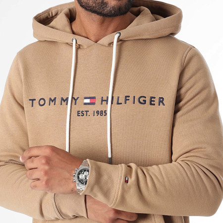 Tommy Hilfiger - Sweat Capuche Tommy Logo 1599 Camel