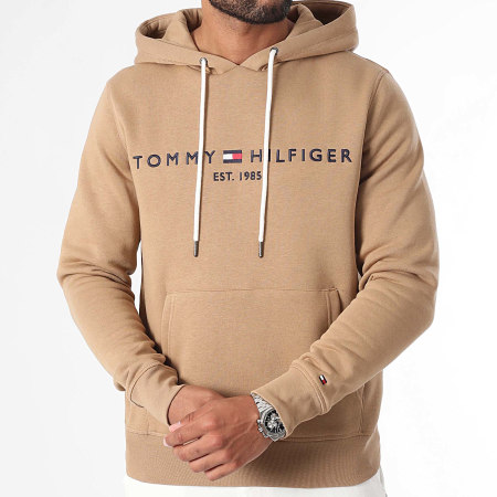 Tommy Hilfiger - Tommy Logo Sudadera con capucha 1599 Camel