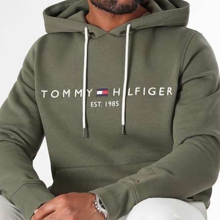 Tommy Hilfiger - Tommy Logo Sudadera 1599 Caqui Verde