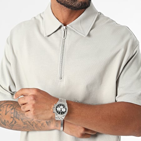 2Y Premium - Polo de manga corta AJ-6412 Gris claro